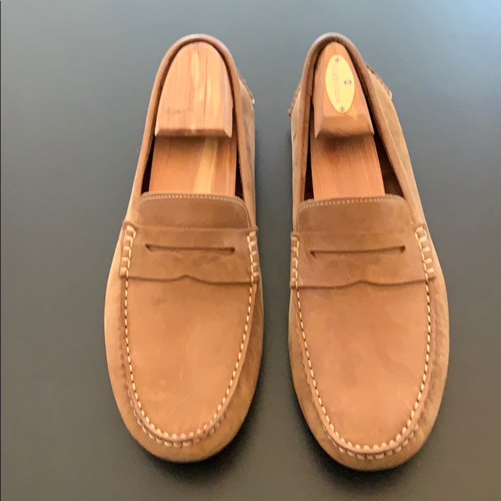 Johnston & Murphy Suede leather penny loafers